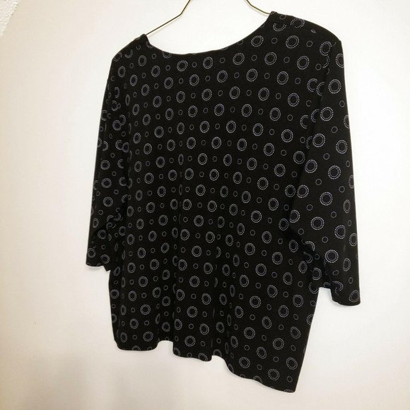 August Max Woman plus size 2X cardigan rhinestone - Picture 6 of 11